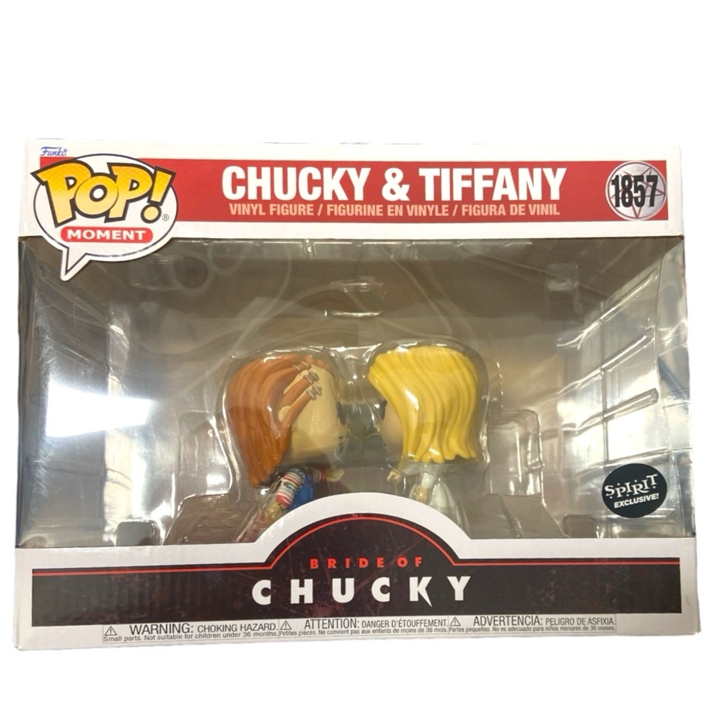 CHUCKY AND TIFFANY LIMITED EDITION BRIDE OF CHUCKY HALLOWEEN FUNKO POP! NIB
